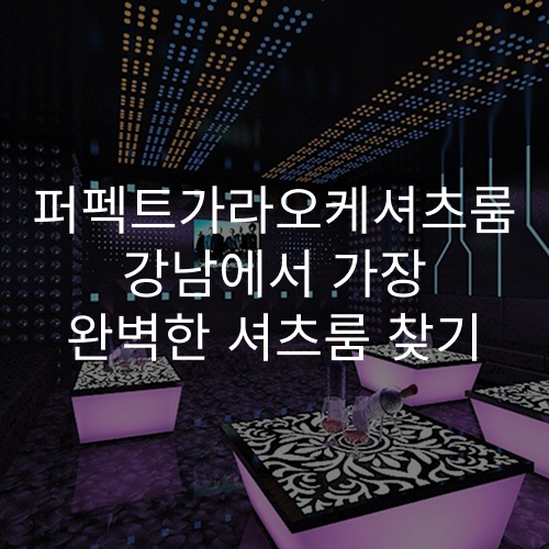 퍼펙트가라오케셔츠룸